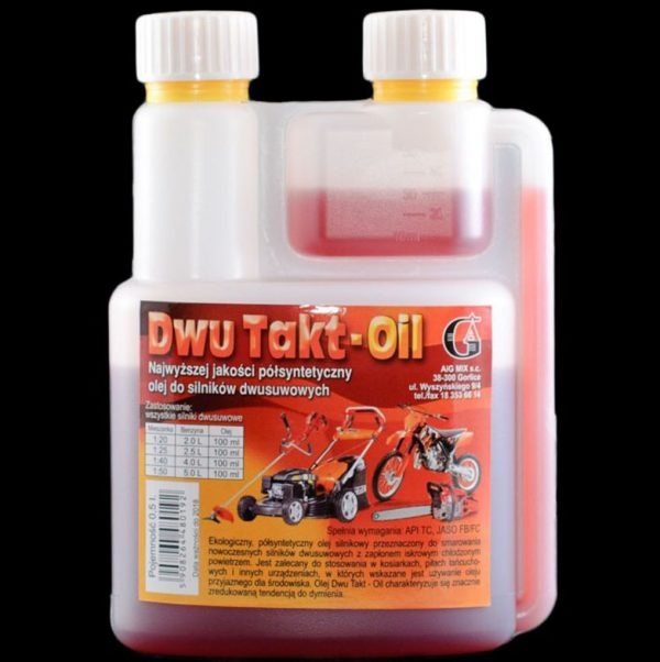 Dwu Takt-Oil 0,5l butelka z dozownikiem