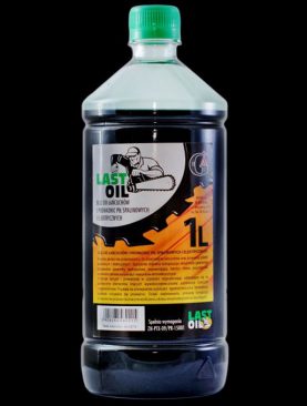 LastOil pojemność 1l - Olej do łańcuchów i prowadnic pił spalinowych i elektrycznych.